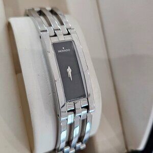 Movado Esperanza Tank Watch 14mm Black